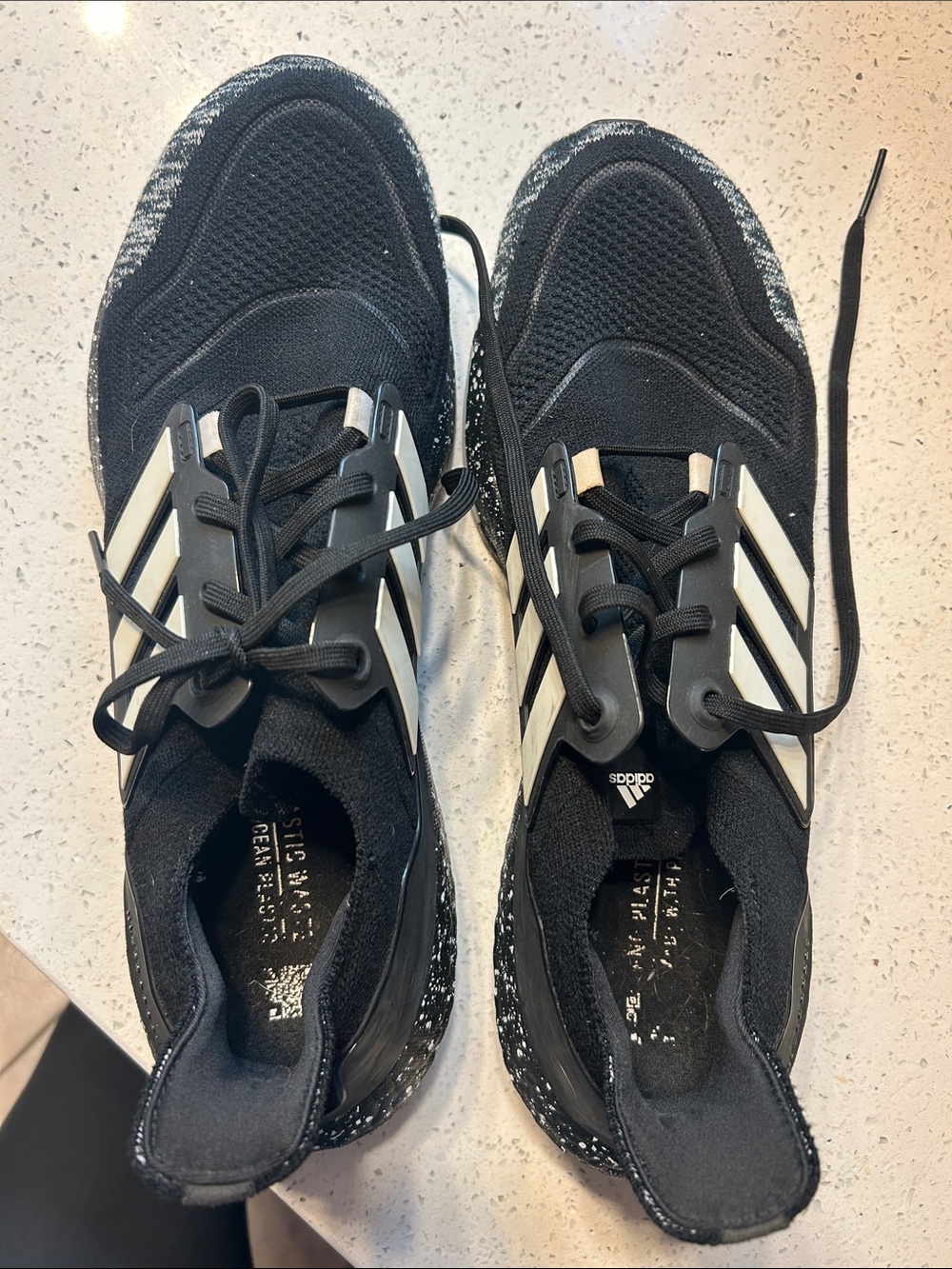 adidas Black & White ultraboost Sneakers